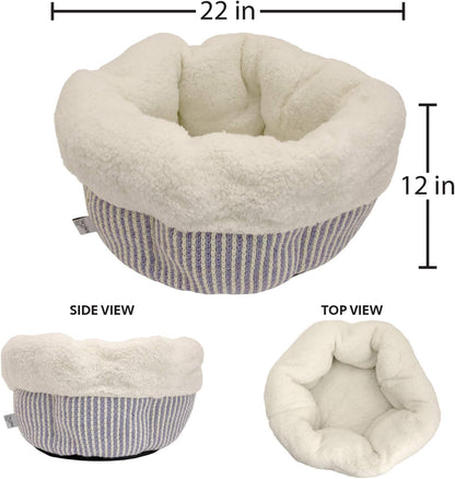 Deep Dish Donut Bed, off White (CM-10086-CS01)